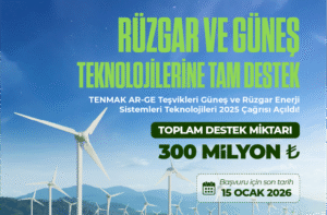 TENMAK’tan Güneş ve Rüzgâr Teknolojilerine 300 Milyon Liralık Destek